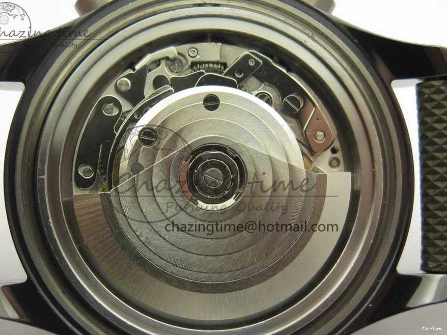 MIROTIME 0216 Classic PILOT IW389001 ZF 1:1 Best Edition Ceramic Case Green Dial on Green Nylon Strap A7750 (Function Same As Genuine) 7160